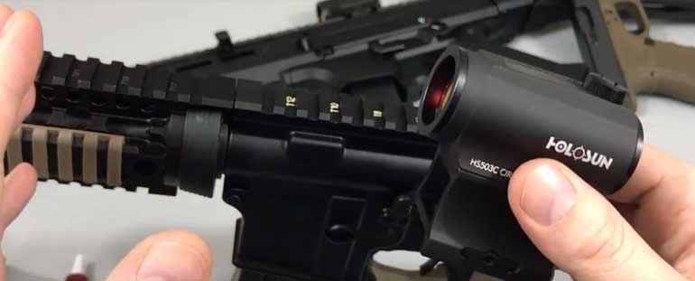 mounting a red dot sight