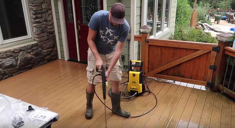 portable electrical pressure washer